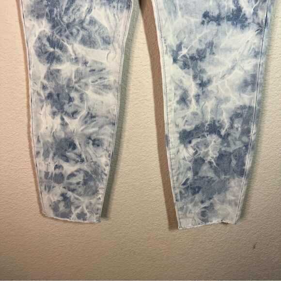 Style & Co Blue Tie Dye Ankle Skinny Jeans Womens Size 14 - Picture 3 of 8